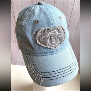 Child's SCENTSY Buddy Baseball Cap
LENNY THE LAMB Light Blue Adjustable
Strap